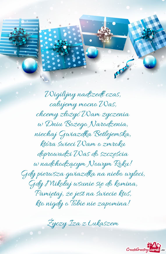 Kto nigdy o Tobie nie zapomina! Iza z Łukaszem