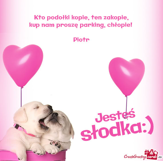 Kto podołki kopie, ten zakopie