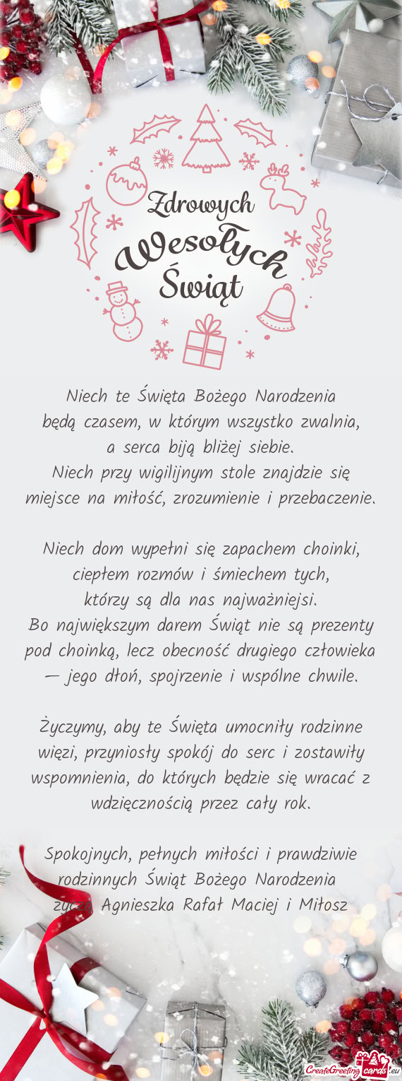 Którzy są dla nas najważniejsi