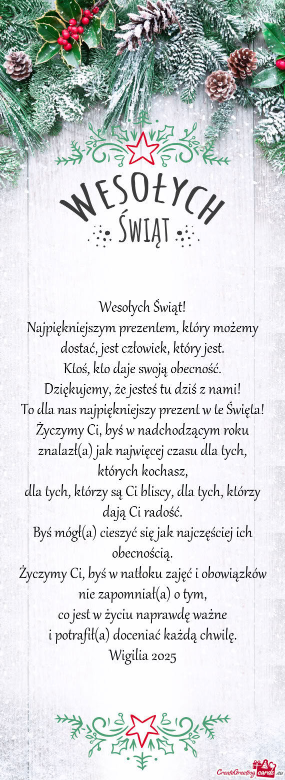 Ktoś, kto daje swoją obecność