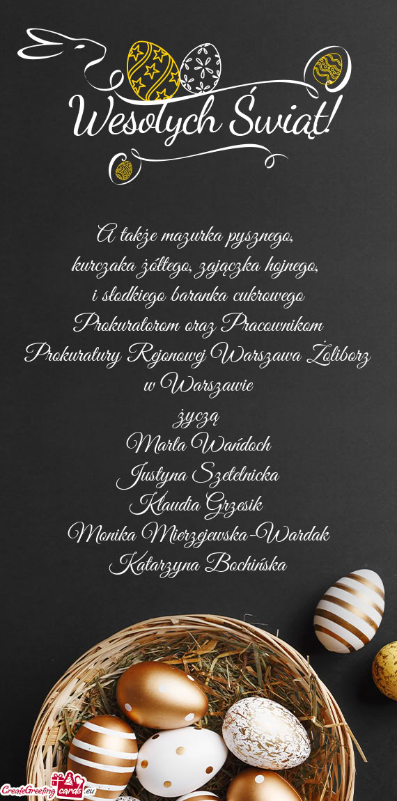 Kurczaka żółtego, zajączka hojnego