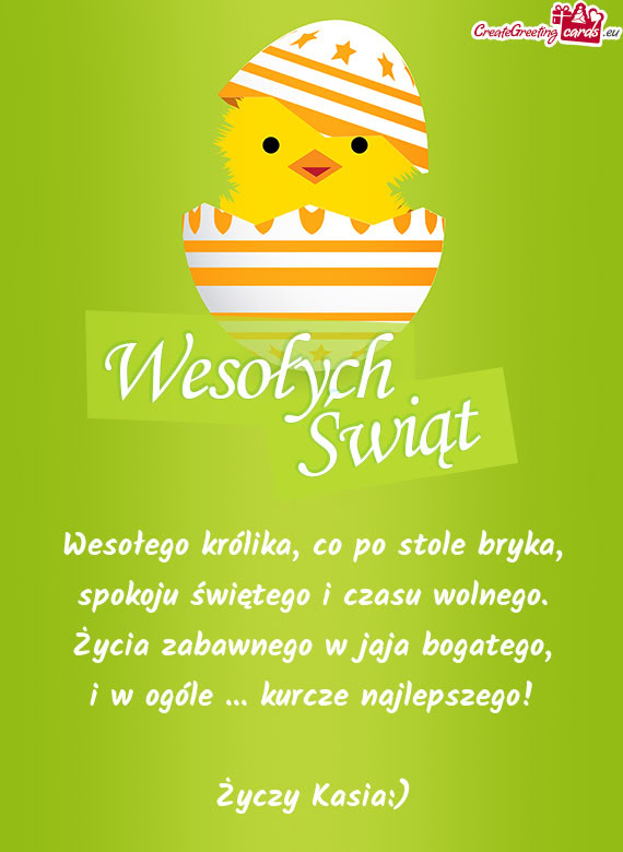 Kurcze najlepszego! Kasia