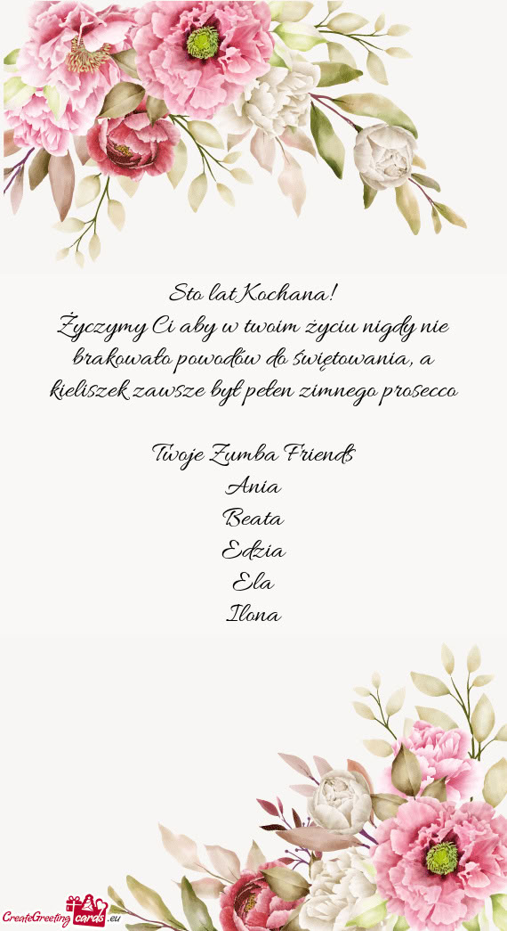 Ł pełen zimnego prosecco