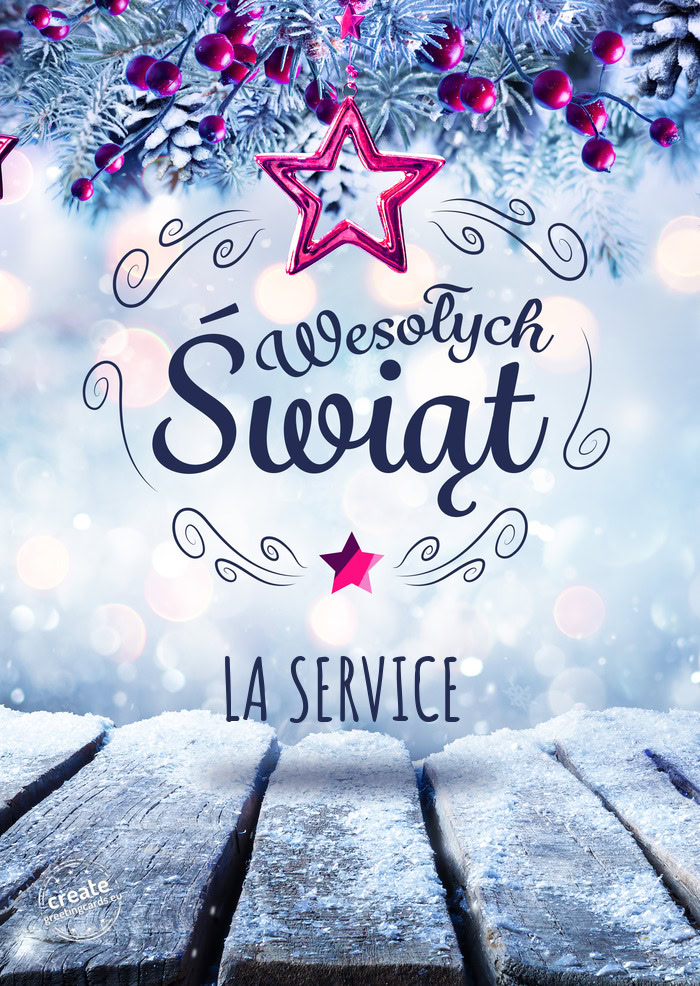 LA SERVICE Wesołych Świąt