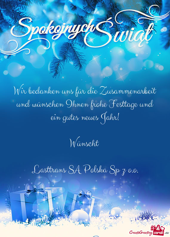 Lasttrans SA Polska Sp z o.o