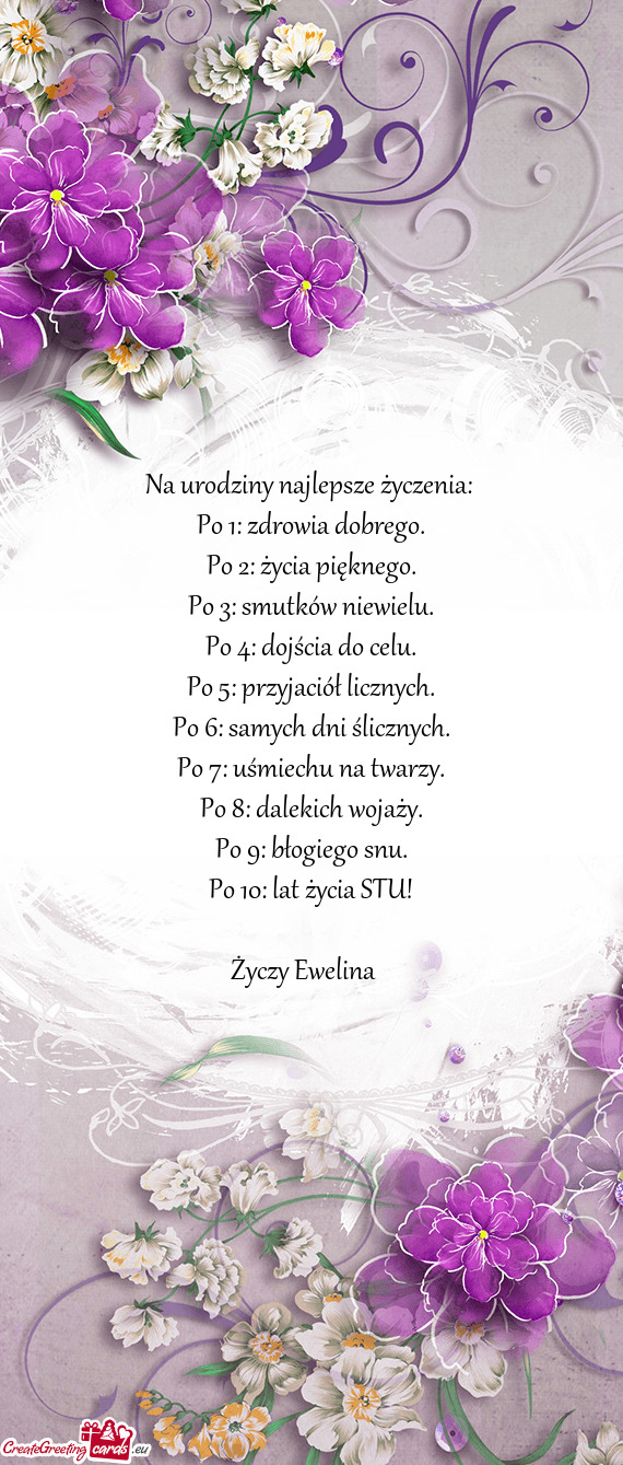 Lat życia STU! Ewelina 🙂
