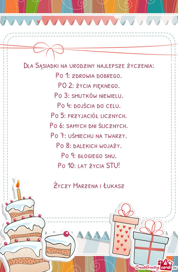 Lat życia STU! Marzena i Łukasz