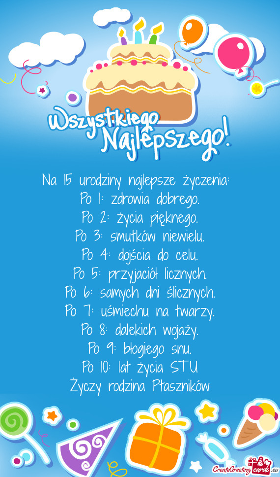 Lat życia STU rodzina Ptaszników