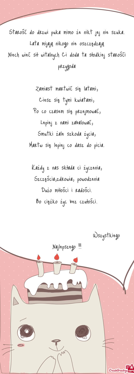 Lata mijają nikogo nie oszczędzają