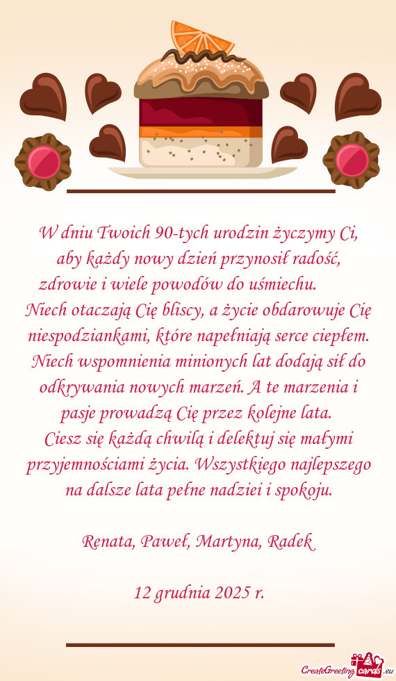 Le powodów do uśmiechu.   Niech otaczają Cię bliscy, a życie obdarowuje Cię niespodzia