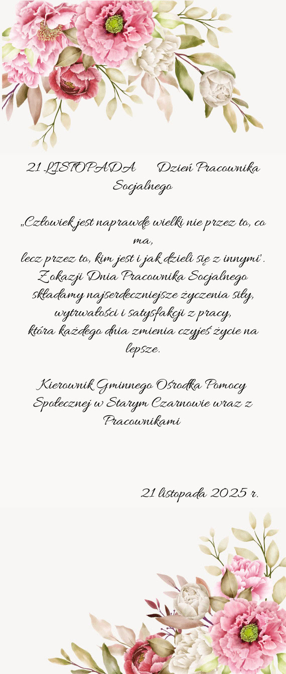 Lecz przez to, kim jest i jak dzieli się z innymi”