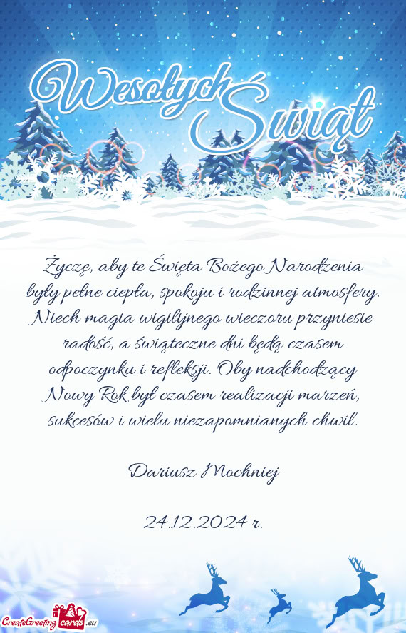 Leksji. Oby nadchodzący Nowy Rok był czasem realizacji marzeń, sukcesów i wielu niezapomnianych