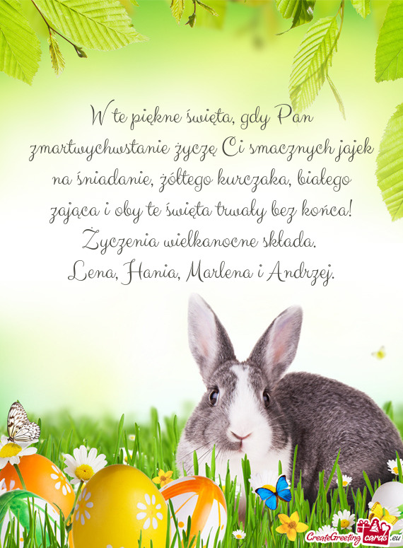 Lena, Hania, Marlena i Andrzej