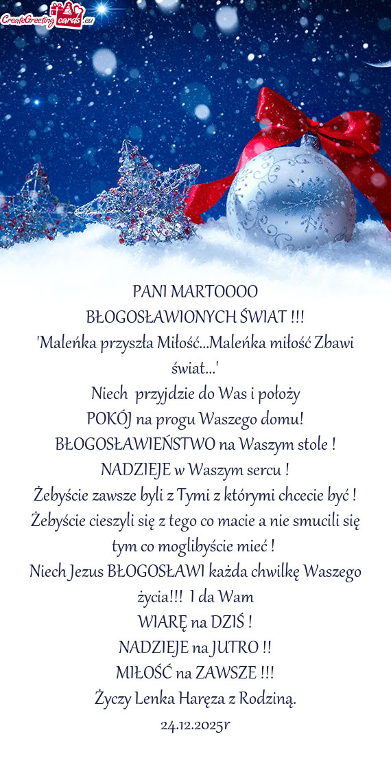 Lenka Haręza z Rodziną