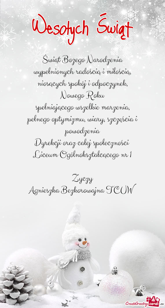 Liceum Ogólnokształcącego nr 1