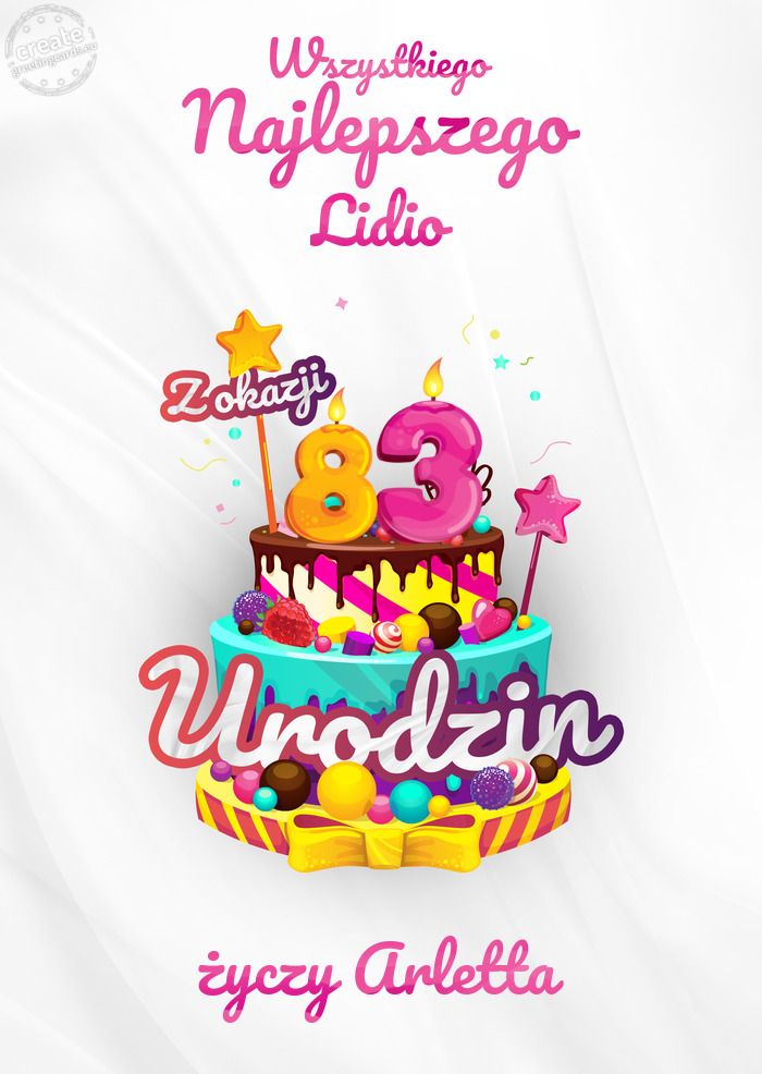 Lidio, Wszystkiego najlepszego z okazji 83 urodzin Arletta