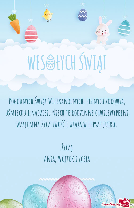 Łni wzajemna życzliwość i wiara w lepsze jutro