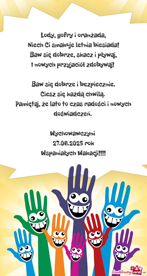 Lody, gofry i oranżada