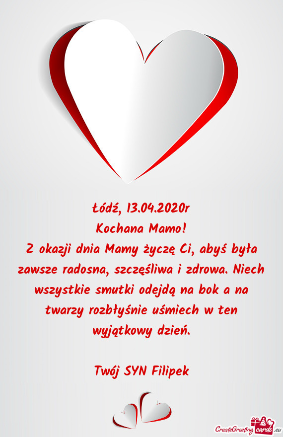 Łódź, 13.04.2020r