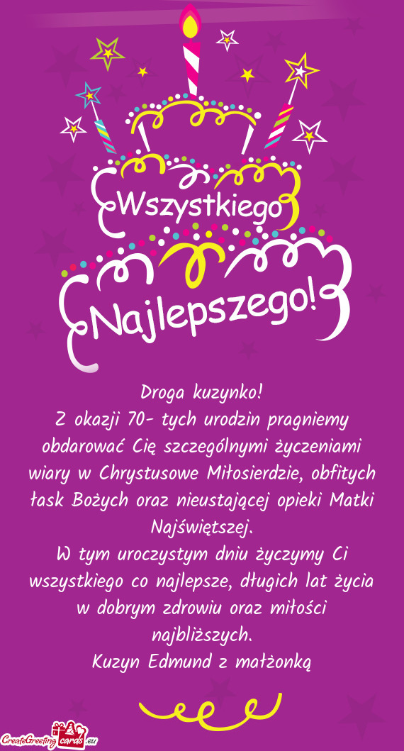 Łosierdzie, obfitych łask Bożych oraz nieustającej opieki Matki Najświętszej