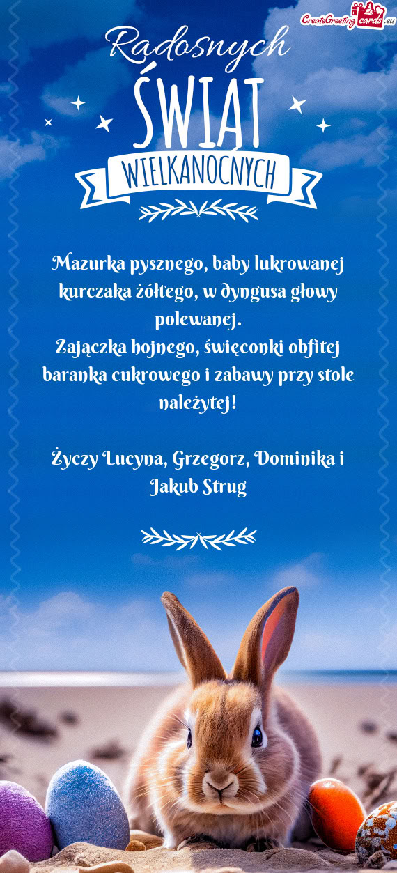 Lucyna, Grzegorz, Dominika i Jakub Strug