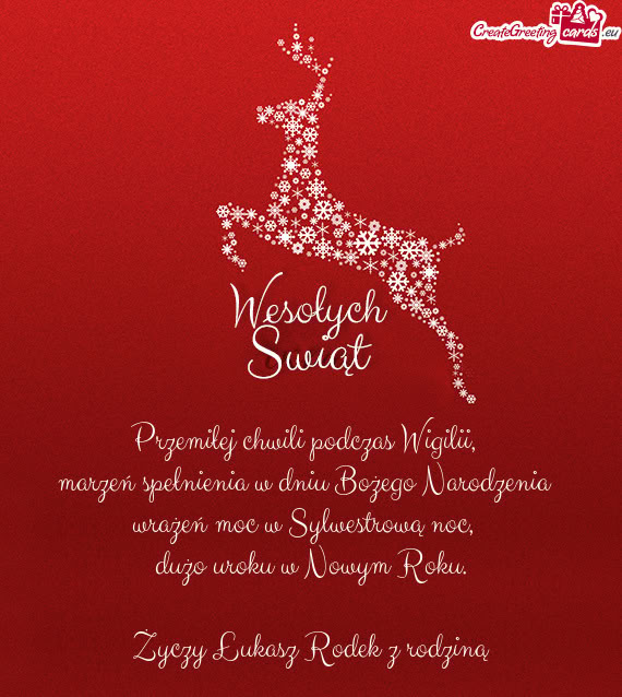 Łukasz Rodek z rodziną