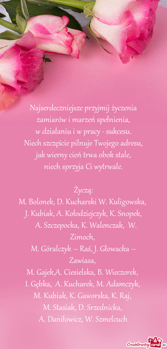 M. Bolonek, D. Kucharski W. Kuligowska