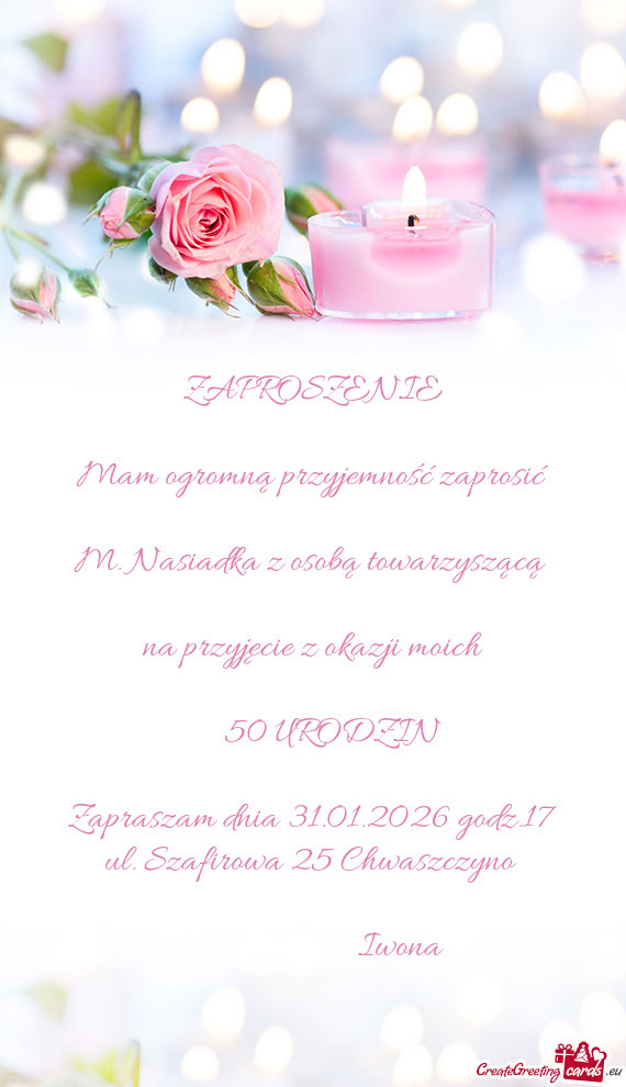 M. Nasiadka z osobą towarzyszącą