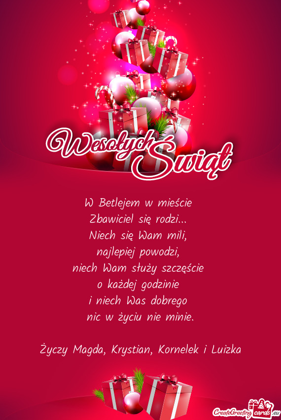 Magda, Krystian, Kornelek i Luizka