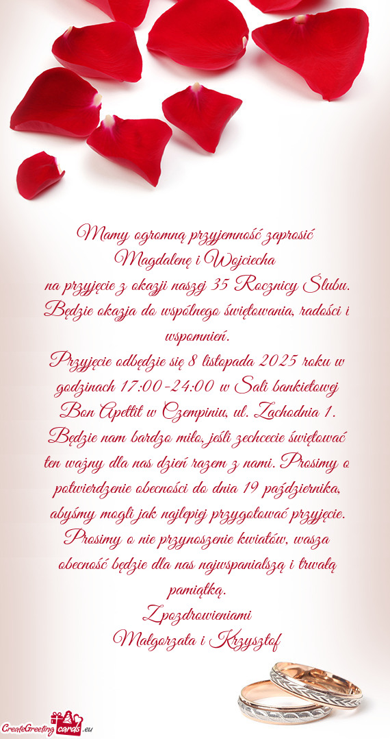 Magdalenę i Wojciecha