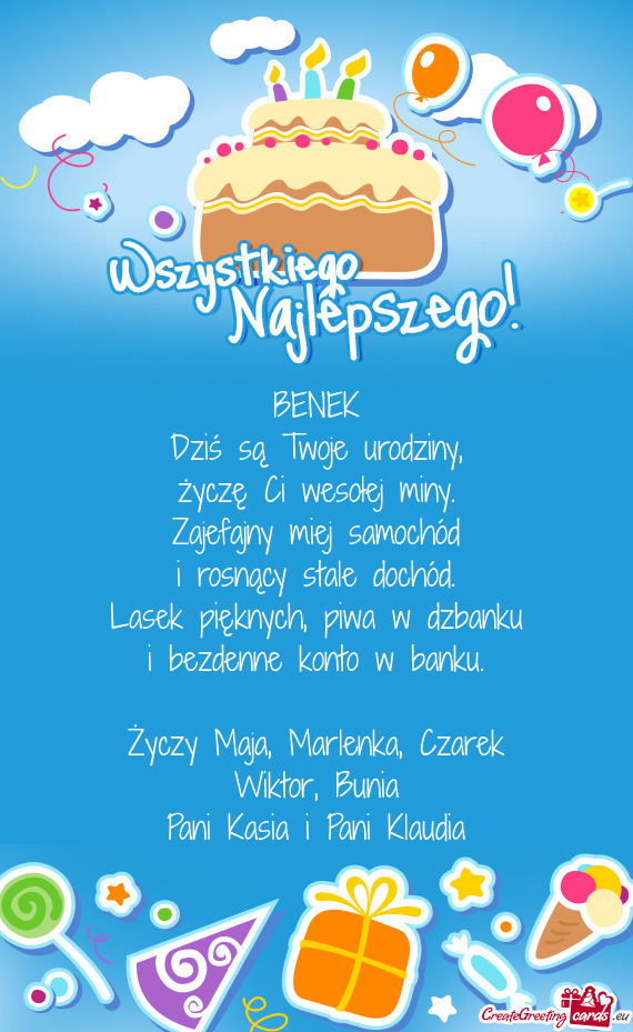 Maja, Marlenka, Czarek