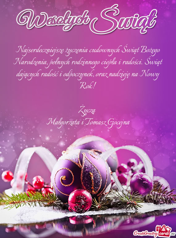 Małgorzata i Tomasz Gocejna