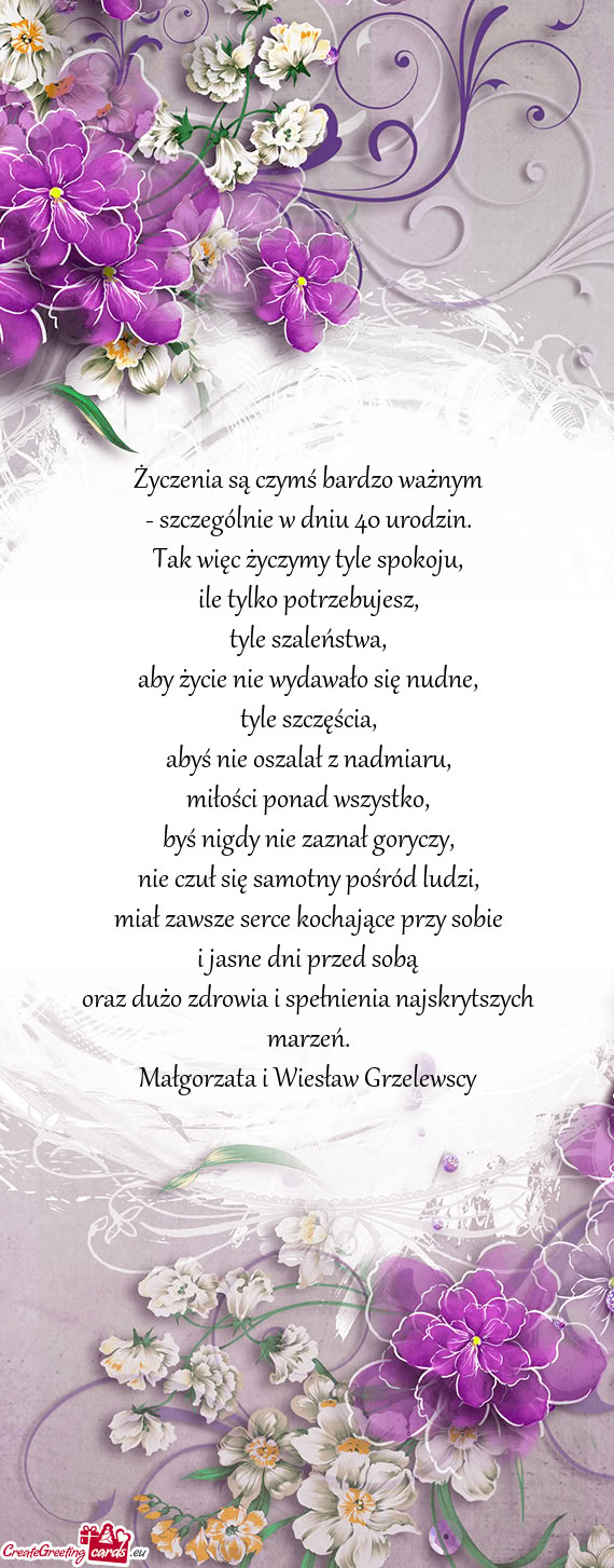 Małgorzata i Wiesław Grzelewscy