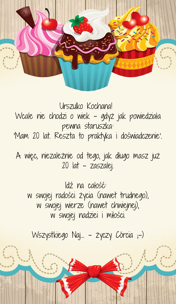 "Mam 20 lat. Reszta to praktyka i doświadczenie"