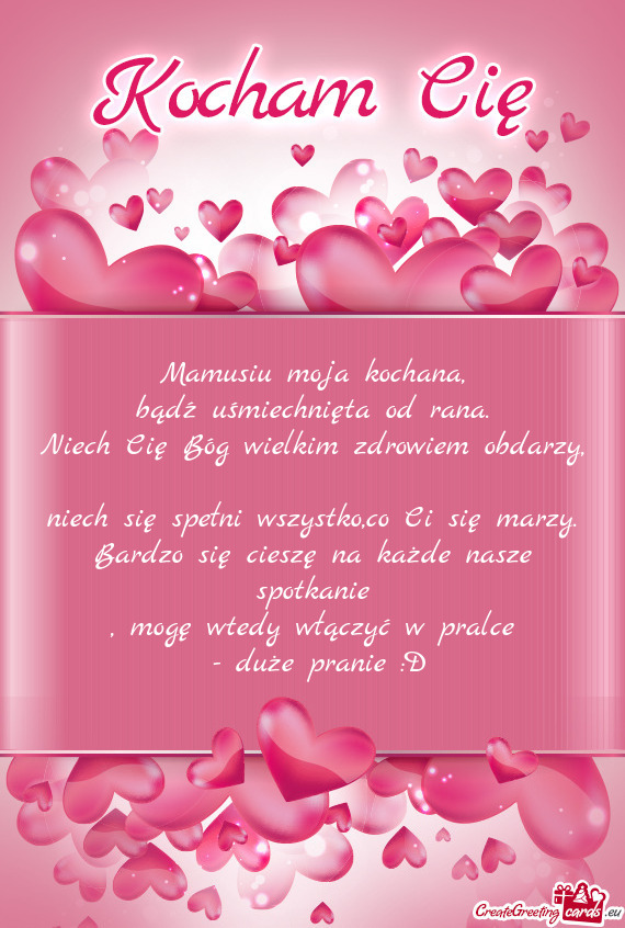 Mamusiu moja kochana