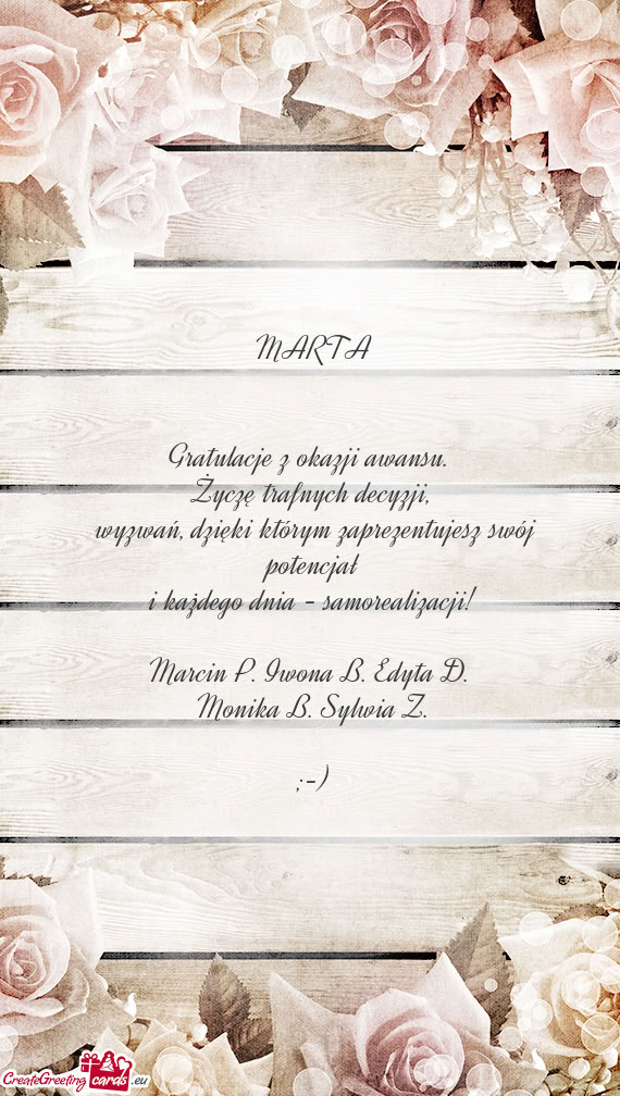 Marcin P. Iwona B. Edyta D