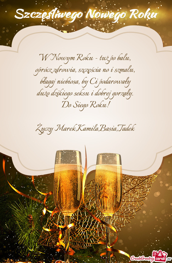 Marek,Kamila,Basia,Tadek