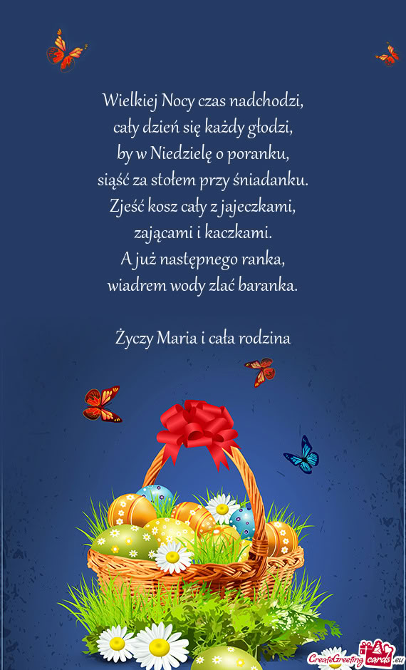 Maria i cała rodzina