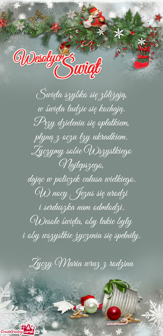 Maria wraz z rodzina