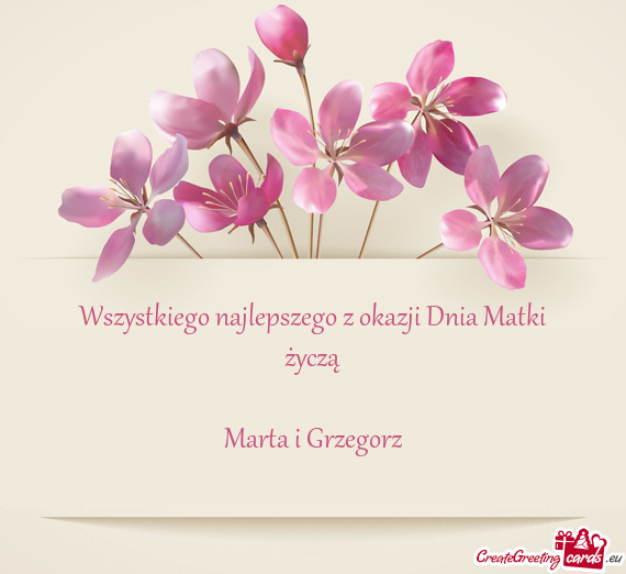 Marta i Grzegorz