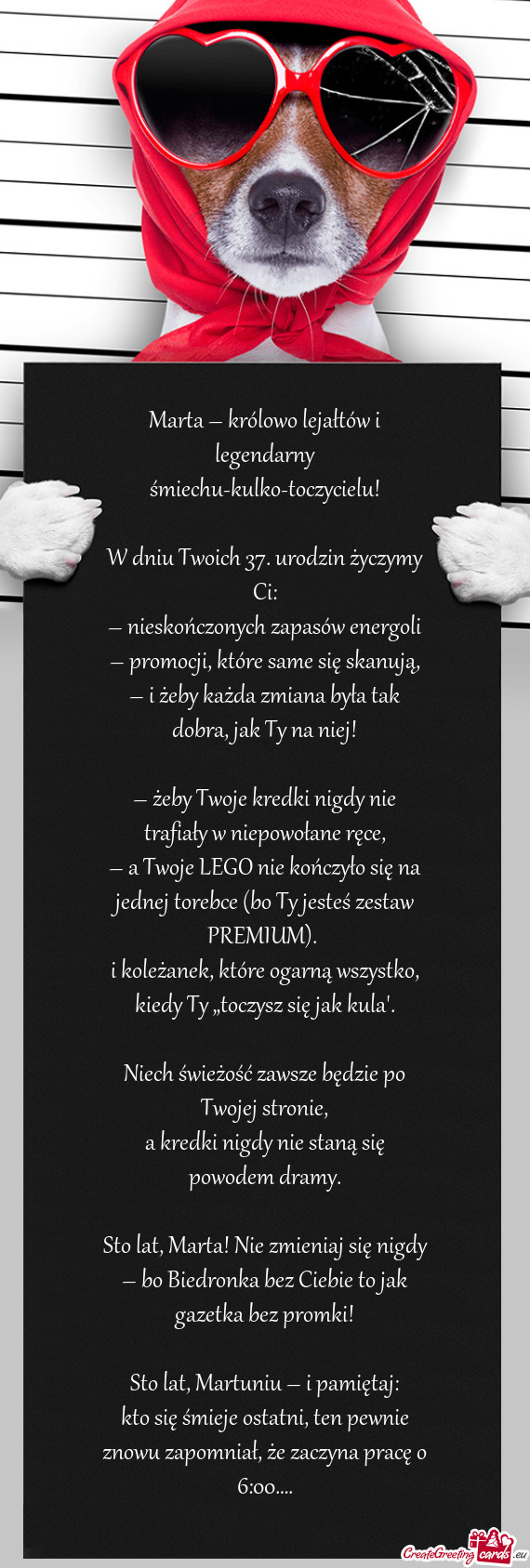 Marta – królowo lejałtów i legendarny śmiechu-kulko-toczycielu