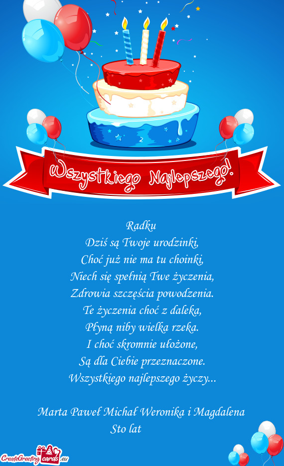 Marta Paweł Michał Weronika i Magdalena