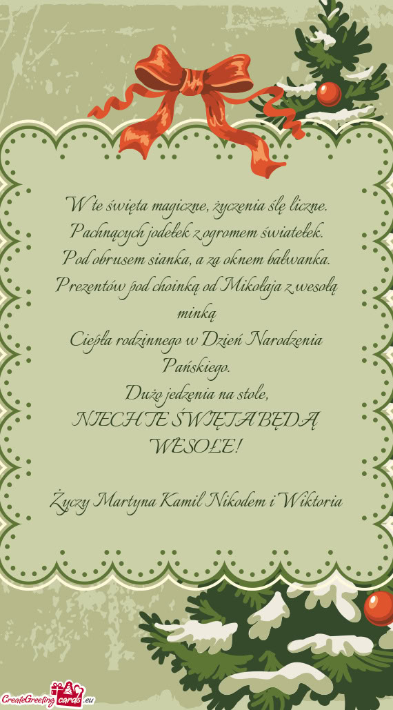 Martyna Kamil Nikodem i Wiktoria