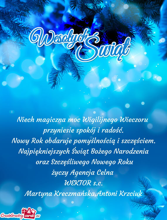 Martyna Kreczmańska,Antoni Krzciuk