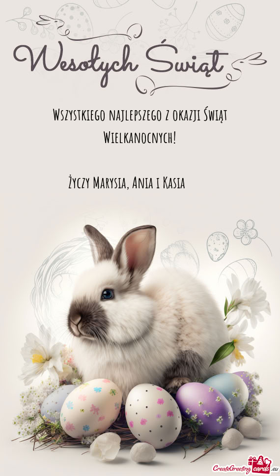 Marysia, Ania i Kasia 🥚🐇🐑🩷