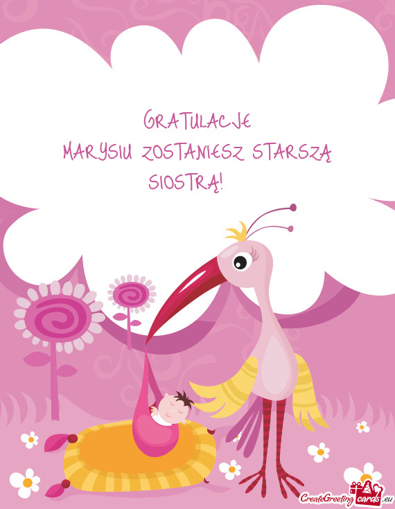 MARYSIU ZOSTANIESZ STARSZĄ SIOSTRĄ! ♡