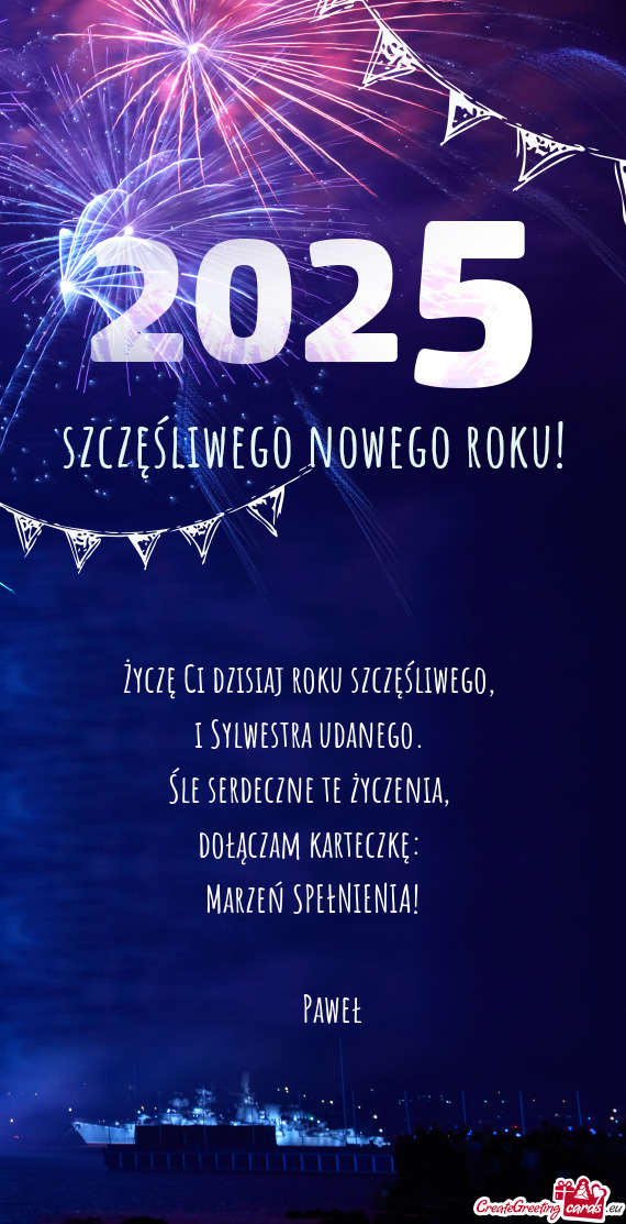 Marzeń SPEŁNIENIA!   Paweł