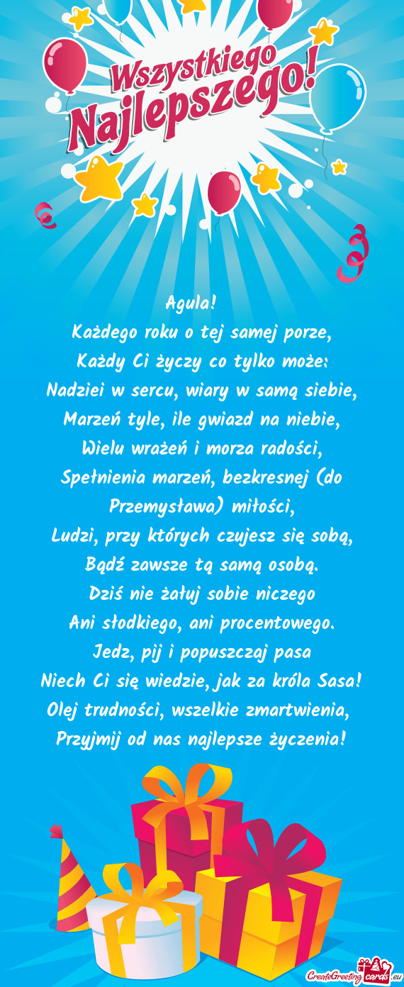 Marzeń tyle, ile gwiazd na niebie