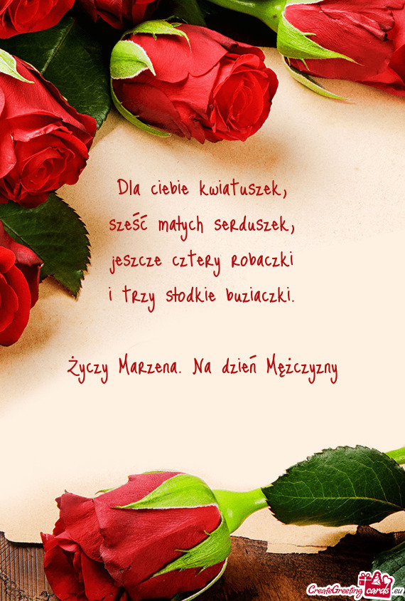 Marzena. Na dzień Mężczyzny 😘🎉☕🍰🍹