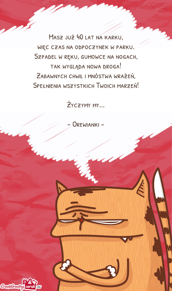 Masz już 40 lat na karku